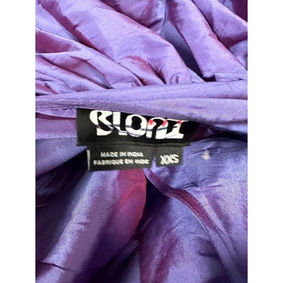 New Anthropologie Bloni Tiered Shine Dress Size Xxs - Picture 10 of 10